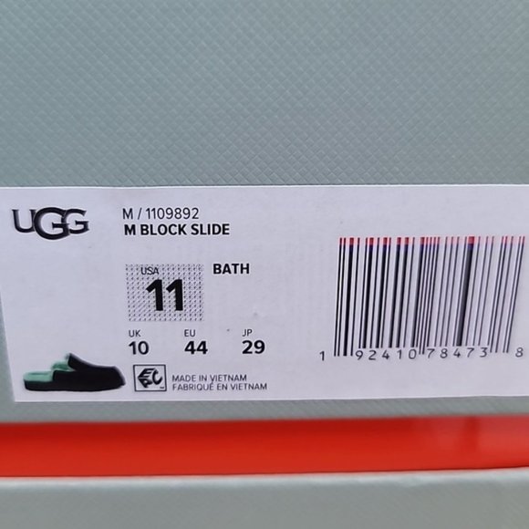 Ugg X Eckhaus Latta Block Slide Men Shoes - Picture 13 of 14